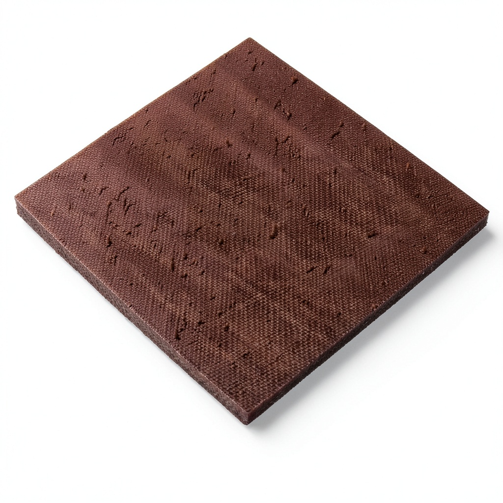 Garolite LE laminate sheet showing brown color and smooth surface