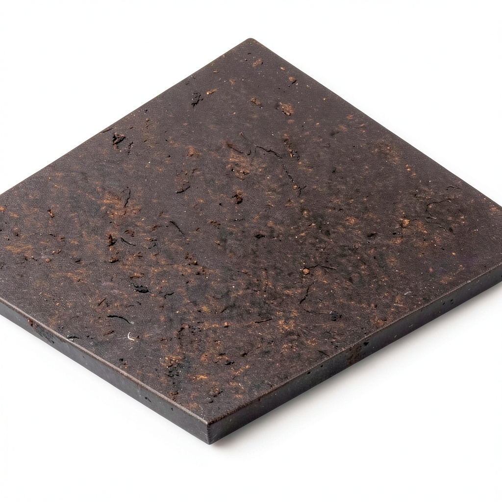 Garolite XX laminate sheet showing dimensions and brown opaque finish