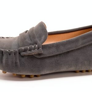 Baby Girls Penny Loafers Slip On Design Microfiber Unisex-0