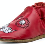 Robeez Baby Girls Soft Leather Non Slip Sole Shoes-0
