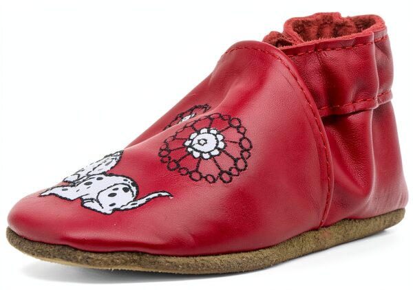 Robeez Baby Girls Soft Leather Non Slip Sole Shoes-0