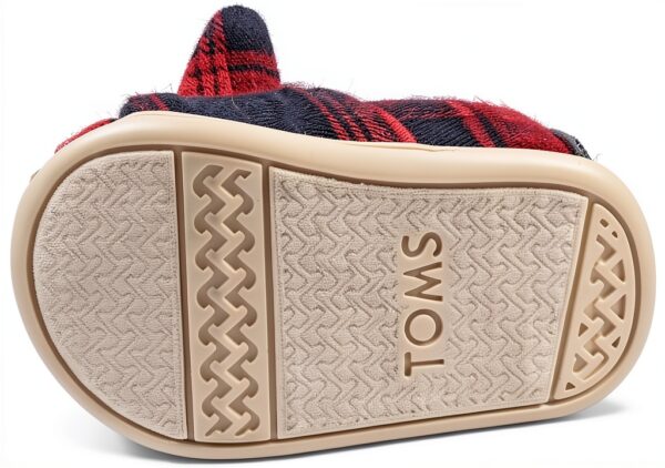 TOMS Baby Girls Canvas Slip On Shoes Elastic Gore Oxfords-4