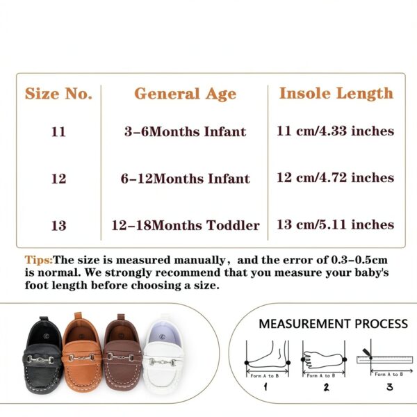 Aploxphy Baby Loafers Suede Leather Soft Sole Infant Shoes-5