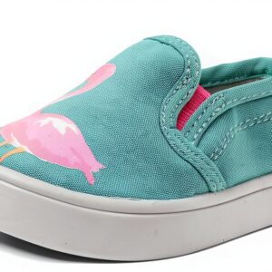 Carters Baby Girls Floral Oxfords Elastic Easy On Off-0