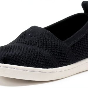 TOMS Mesh Shoe Black Classic Cycling Toddler Girls Mens-0