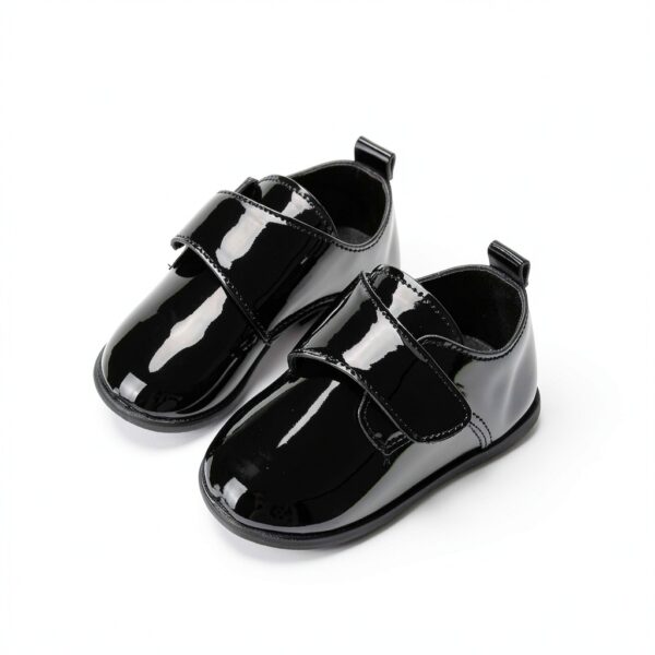 Baby Oxford Shoes Patent Leather Anti Slip Design Unisex-2