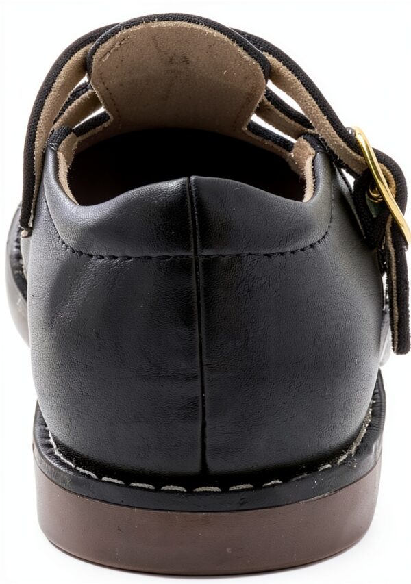 FootMates Kids Girls Black Oxford Shoe Custom Fit Arch-4