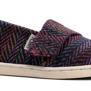 TOMS Baby Girls Slip On Shoes Multi Herringbone Shearling-0
