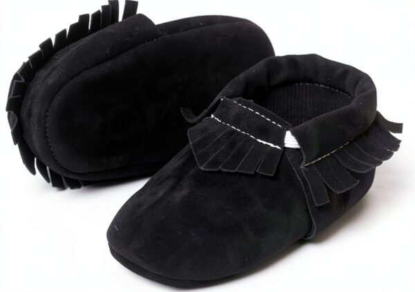 Baby Moccasins Soft Leather Tassel Shoes Infant Toddler-2