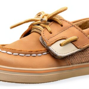 Sperry Kids Leather Boat Shoe Infant Girls Memory Foam-0