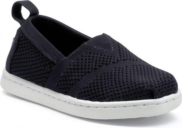 TOMS Mesh Shoe Black Classic Cycling Toddler Girls Mens-1