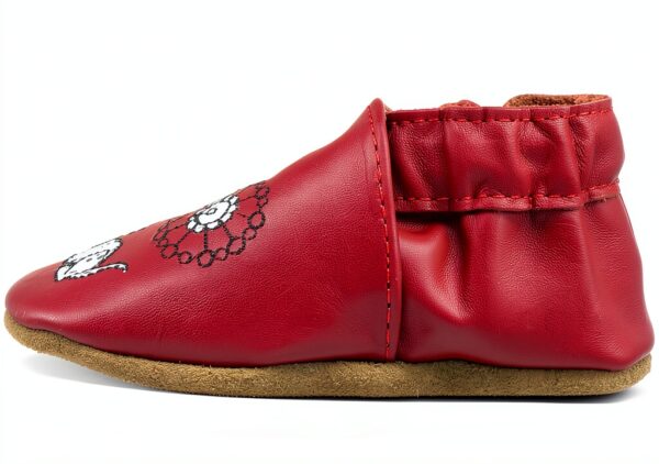 Robeez Baby Girls Soft Leather Non Slip Sole Shoes-7
