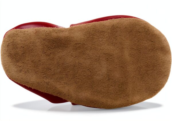 Robeez Baby Girls Soft Leather Non Slip Sole Shoes-3