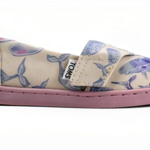 TOMS Baby Girls Sneakers Canvas Vegan Oceana Whale-0