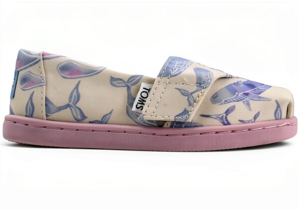TOMS Baby Girls Sneakers Canvas Vegan Oceana Whale-0