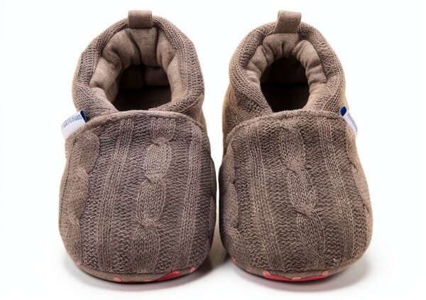 Beeliss Baby Girls Cotton Slippers Soft Sole Adjustable-1