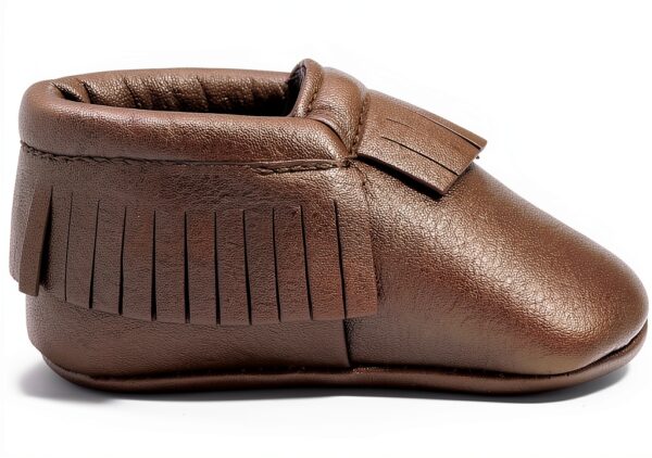 DELEBAO Baby Moccasins Soft Leather Tassel Design Boys Shoes-5