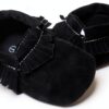 Baby Moccasins Soft Leather Tassel Shoes Infant Toddler-3
