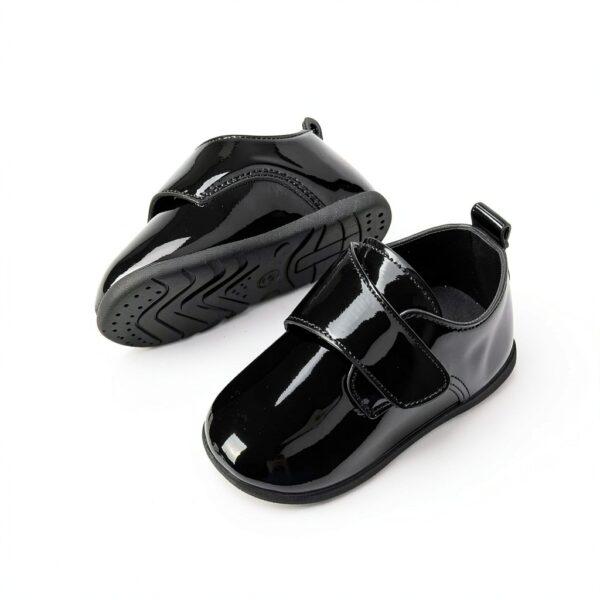 Baby Oxford Shoes Patent Leather Anti Slip Design Unisex-1