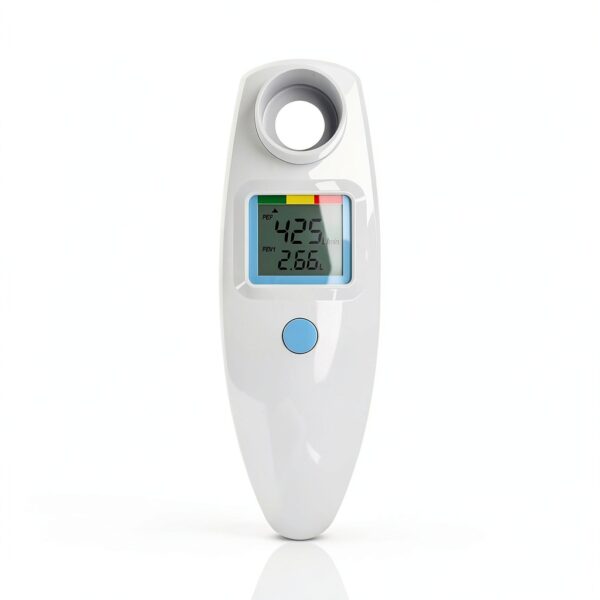 Nascool Digital Peak Flow Meter Asthma Monitor FEV1 PEF-7
