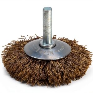 Weiler Radial Wire Brush 2-1/2in Steel Stem-0