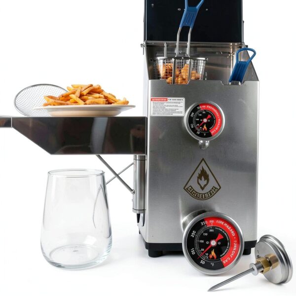 GlowGeek Deep Fryer Thermometer Stainless Steel-6