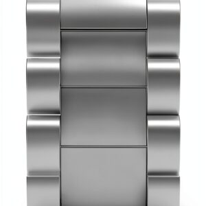 Stainless Steel Band Link Rings Men Women Jewelry-0