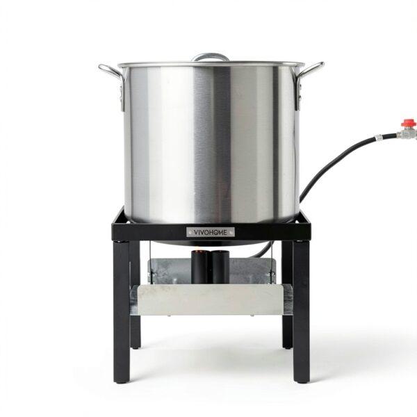 Seafood Boil Pot VIVOHOME Aluminum Outdoor Cooker 65 Qt-1