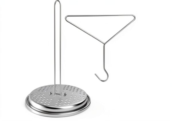MixRBBQ Turkey Fryer Accessories Kit Stainless Steel Deep Fry Rack-3