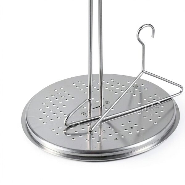 Turkey Fryer Stand SafBbcue Stainless Steel Polished 13x9.5 Inch Rack-5