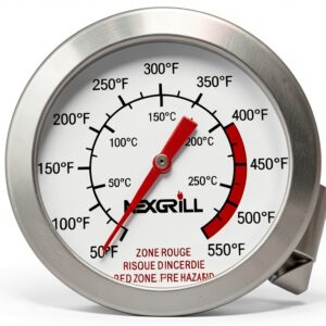 Nexgrill 5" Fryer Thermometer Model 660-0009 Stainless Steel-0