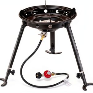 Propane Outdoor Burner Eastman Outdoors 65000 BTU Adjustable Legs-0