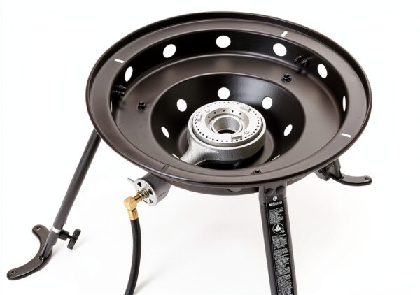 Propane Outdoor Burner Eastman Outdoors 65000 BTU Adjustable Legs-1