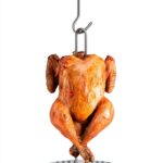 Turkey Fryer Stand SafBbcue Stainless Steel Polished 13x9.5 Inch Rack-0