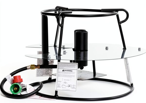 King Kooker Double Jet Outdoor Fryer 12 Inch Outdoor Fryer with Heat-0
