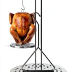 STRAODTIC Stainless Steel Turkey Fryer Kit with Vertical Rack Drip Pan-0