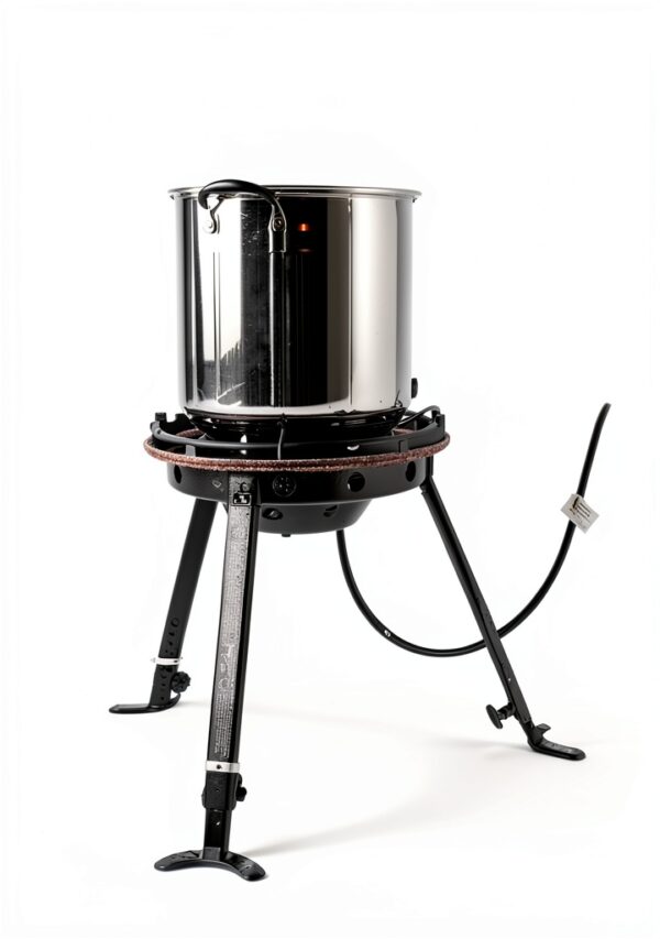 Propane Outdoor Burner Eastman Outdoors 65000 BTU Adjustable Legs-6