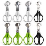 Quail Egg Cutter Scissors 12 pcs Steel XINMEIWEN Black/White/Grass-0