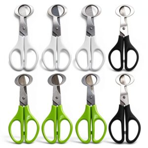 Quail Egg Cutter Scissors 12 pcs Steel XINMEIWEN Black/White/Grass-0
