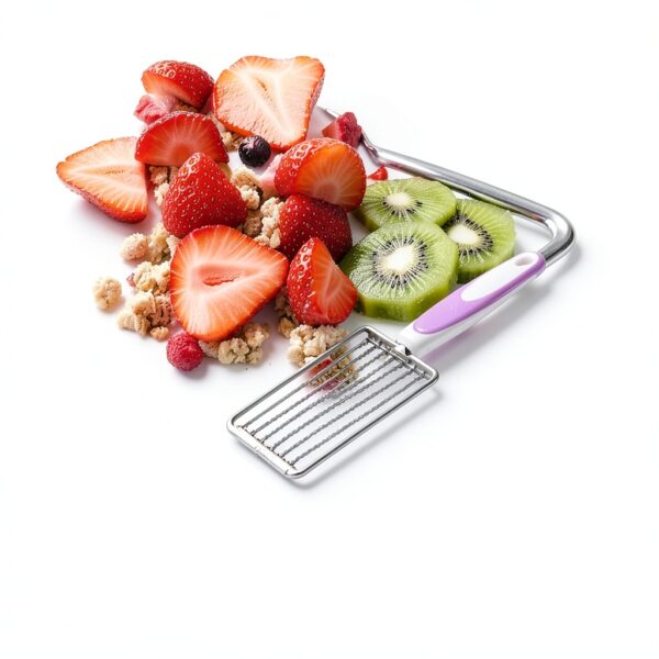 Luncheon Meat Cutter Tomotato Stainless Steel Slicer with TPR Handle-1