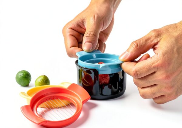 Egg Slicer VESUTTIY 3-in-1 Stainless Wire for Eggs & Fruit-0