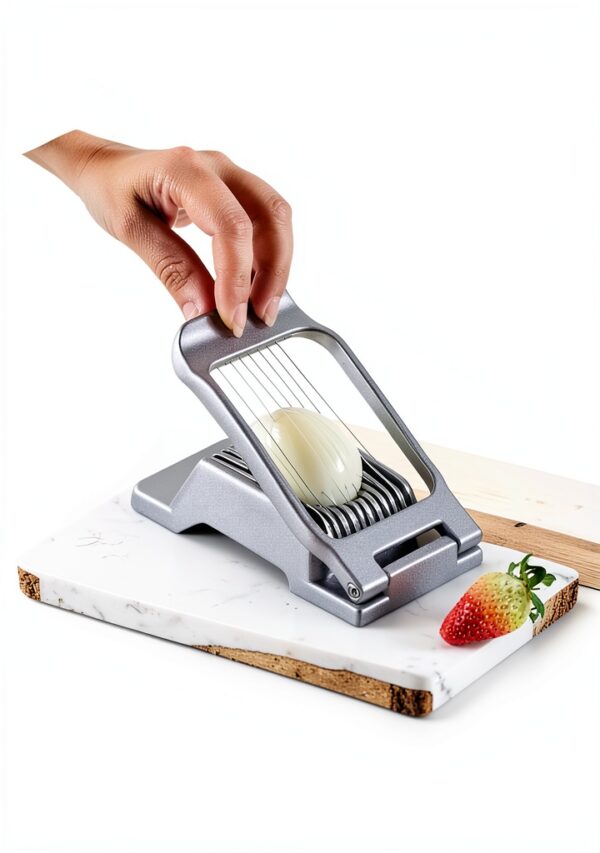 Egg Slicer LCCOWOT Heavy Duty Stainless Steel Wire Cutter for Eggs-5