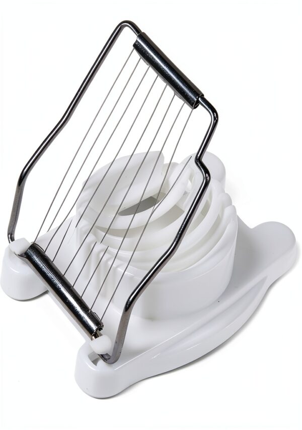 Egg Slicer Chef Craft 4-inch Plastic with 8 Stainless Steel Wires-0