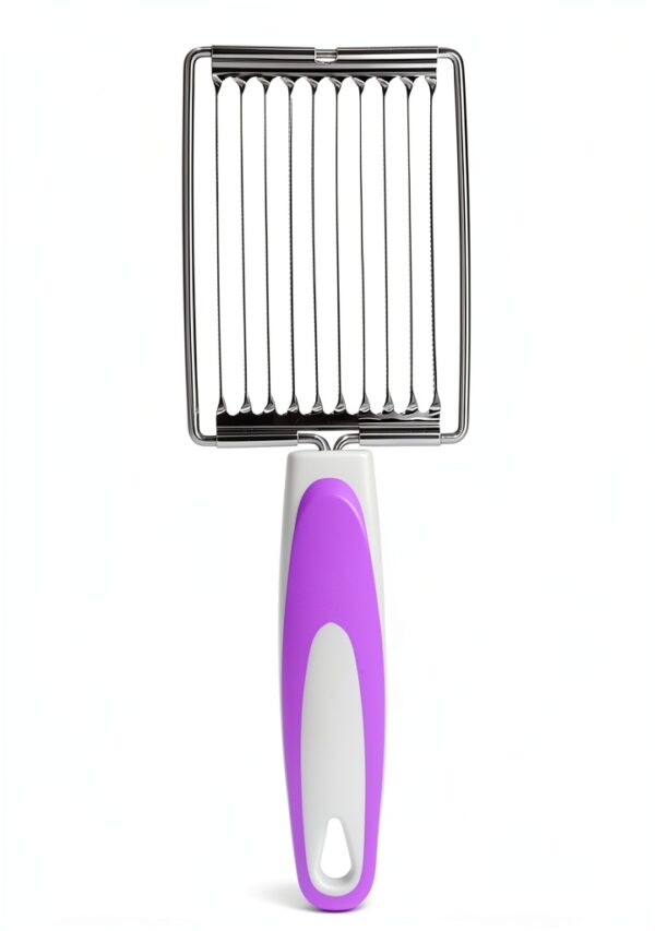 Luncheon Meat Cutter Tomotato Stainless Steel Slicer with TPR Handle-2