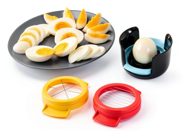Egg Slicer VESUTTIY 3-in-1 Stainless Wire for Eggs & Fruit-1