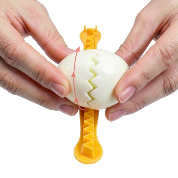 Egg Cutter 4 Pack Fancy Multi Functional Shaper Arvintas Yellow-2