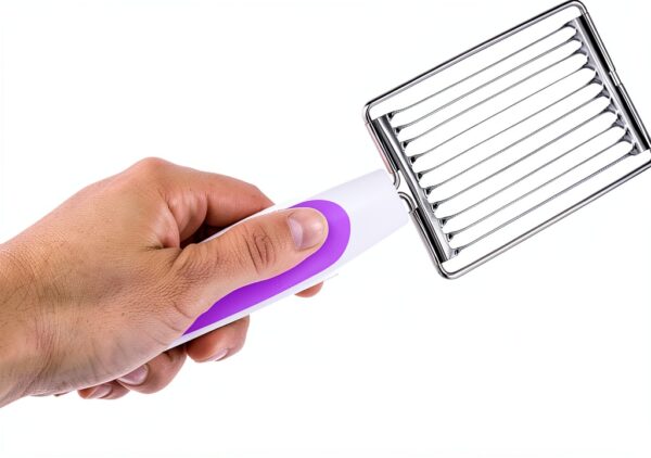 Luncheon Meat Cutter Tomotato Stainless Steel Slicer with TPR Handle-4