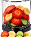Strawberry Slicer Hendiy 8 Blade ABS Cup Black 1 Pack-0