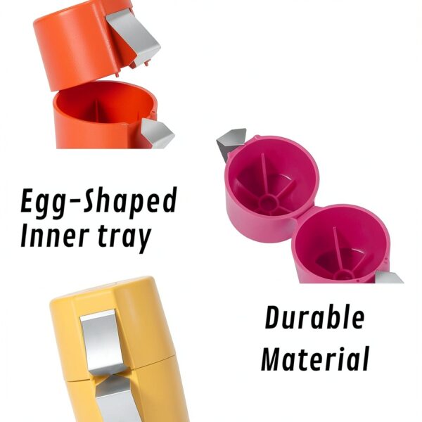 Precision Eggshell Opener YOURALL Egg Slicer Steel Soft&Hard Boiled-6