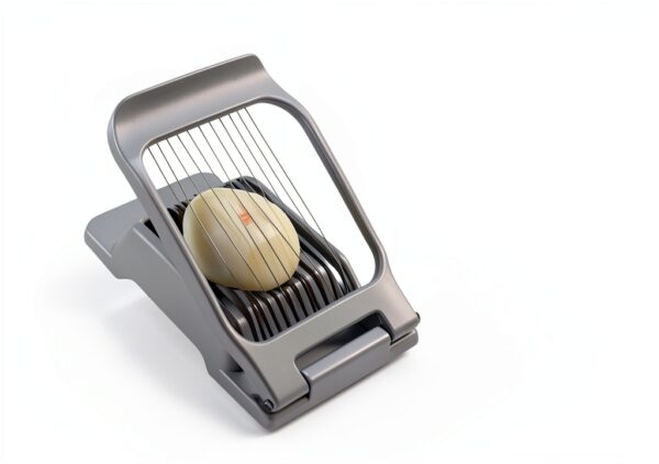 Egg Slicer Annie and Mia Design Steel Aluminum Duty Silver-1